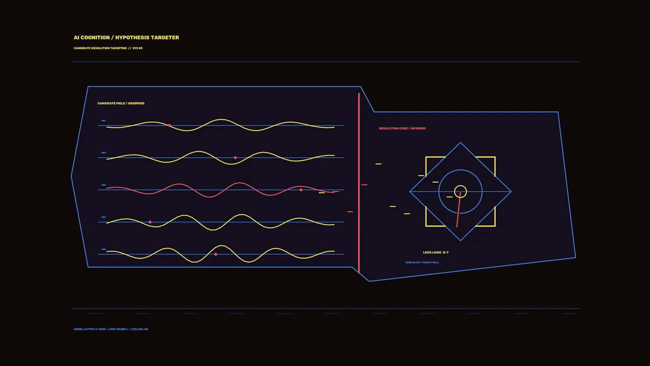Sci-Fi Waveform Telemetry HUD 4K Wallpaper