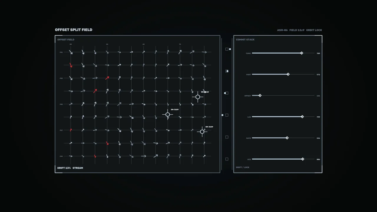 Vector Field Telemetry HUD 4K Sci-Fi Wallpaper