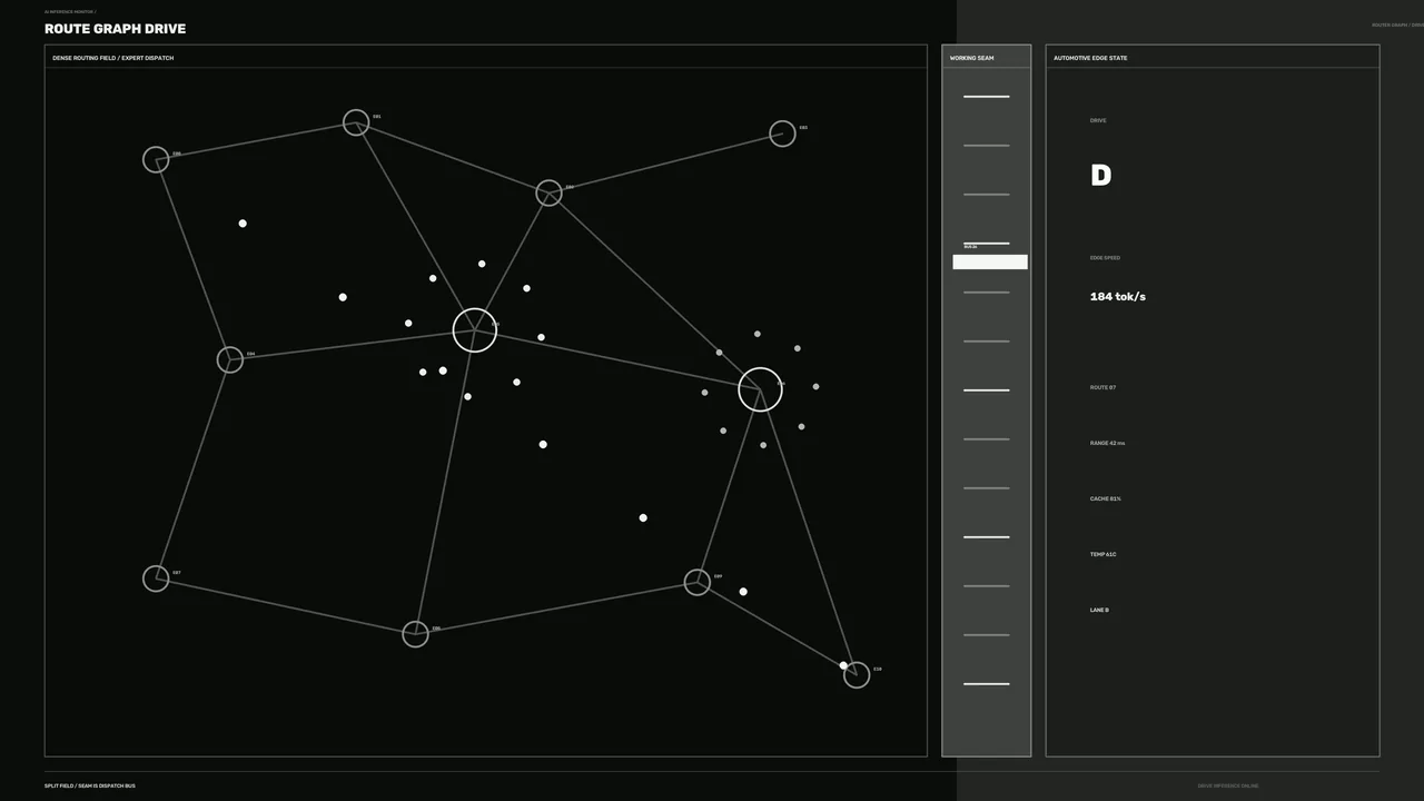 Futuristic Route Graph Telemetry HUD 4K Wallpaper