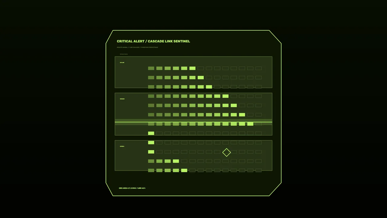 Critical Alert Telemetry HUD with Segmented Status Bars 4K Wallpaper