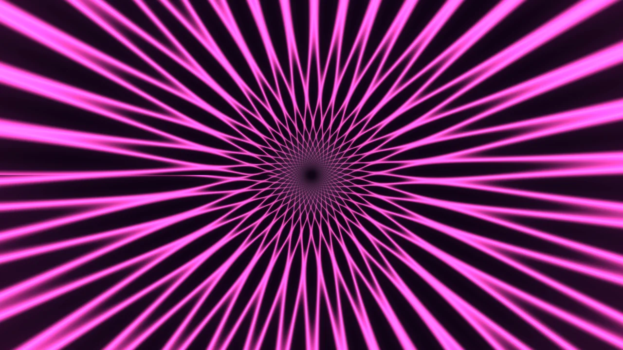 Magenta Radial Energy Tunnel Abstract 4K Wallpaper