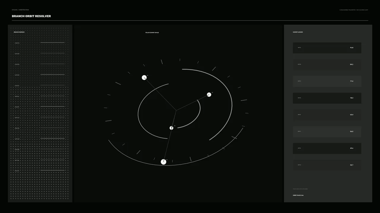 Monochrome Orbital Telemetry HUD 4K Wallpaper