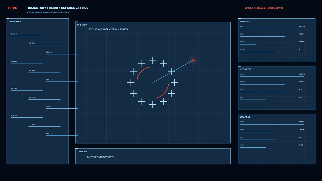 Sci-Fi Target Tracking HUD Dashboard 4K Wallpaper