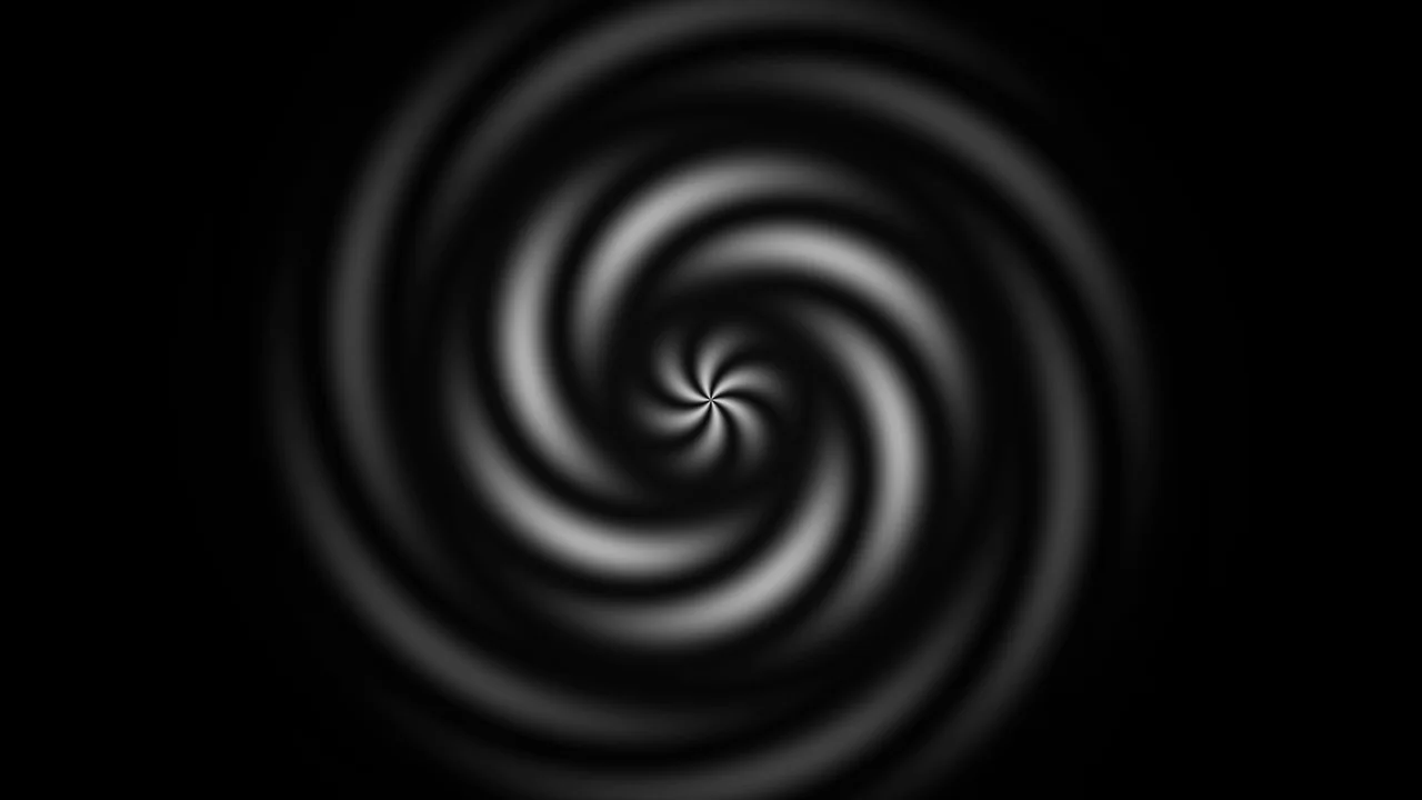 Grayscale Spiral Swirl 4K Wallpaper