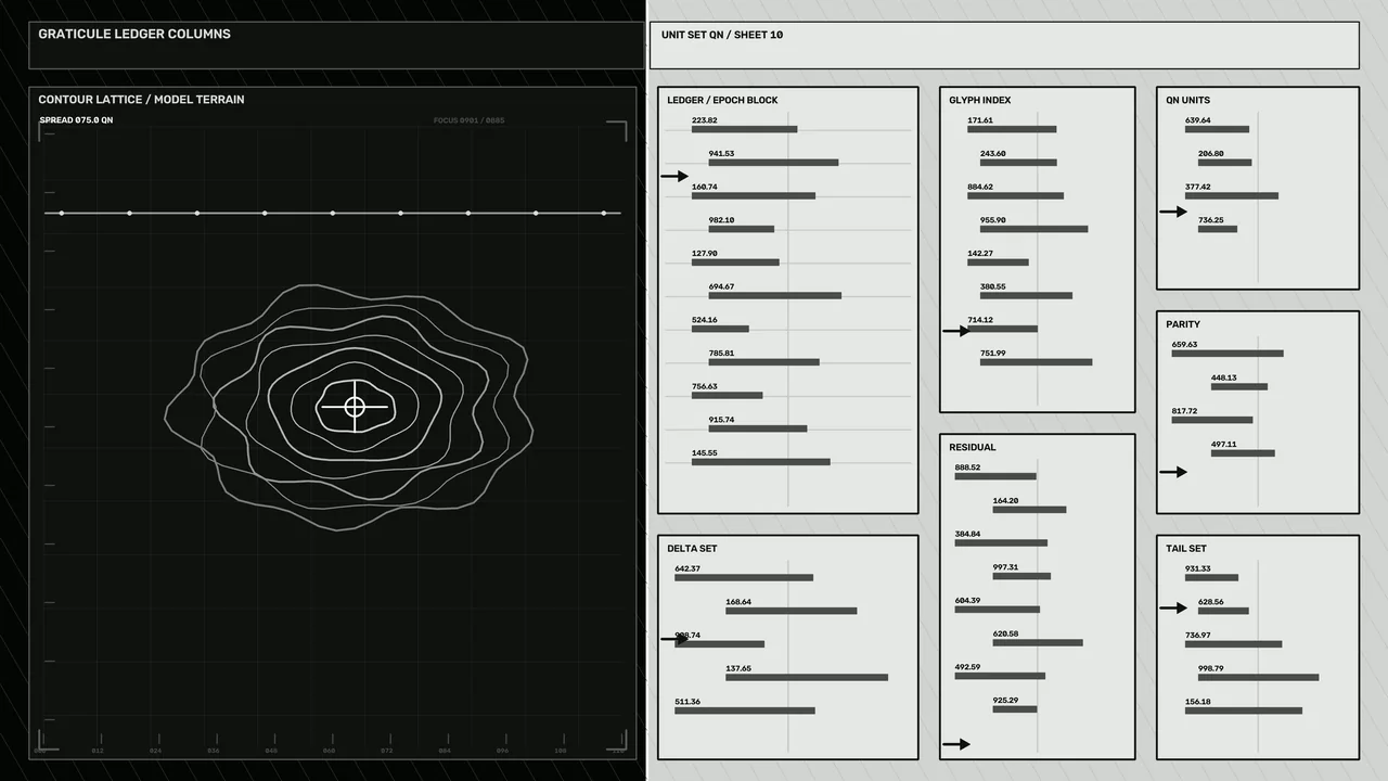 Monochrome Sci-Fi Telemetry HUD Dashboard 4K Wallpaper