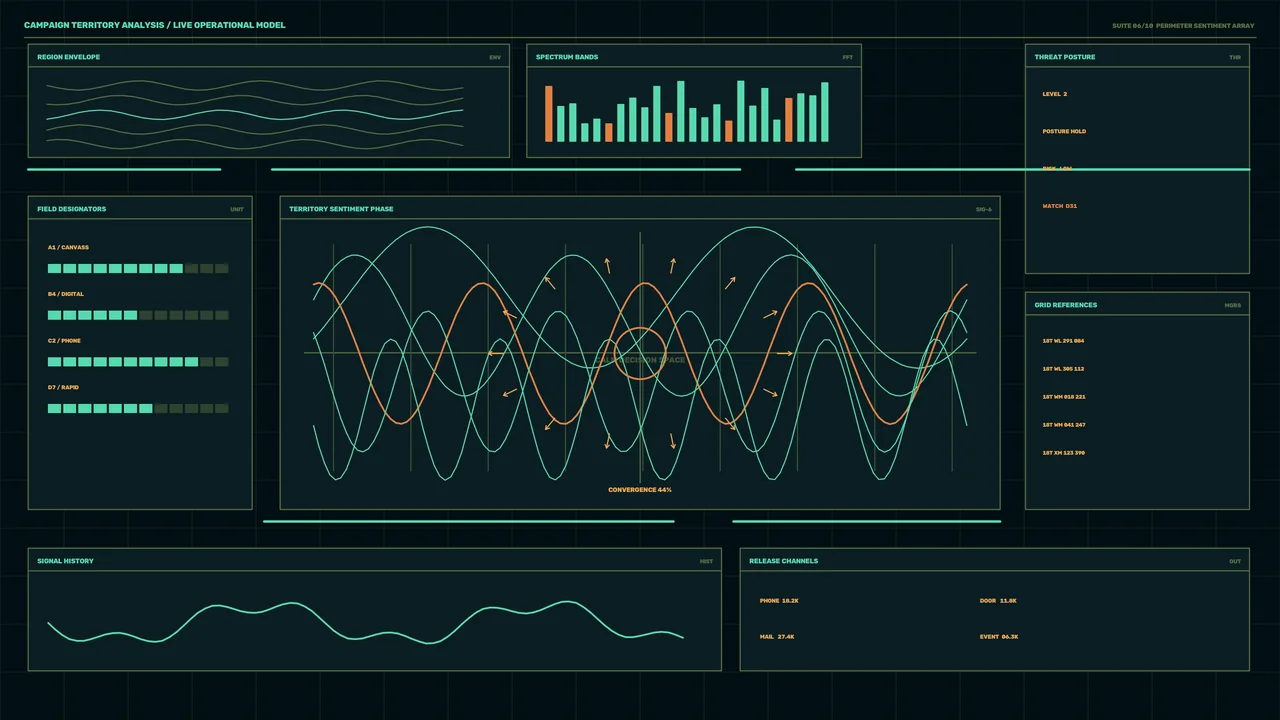 Threat Analysis Dashboard HUD 4K Sci-Fi Wallpaper