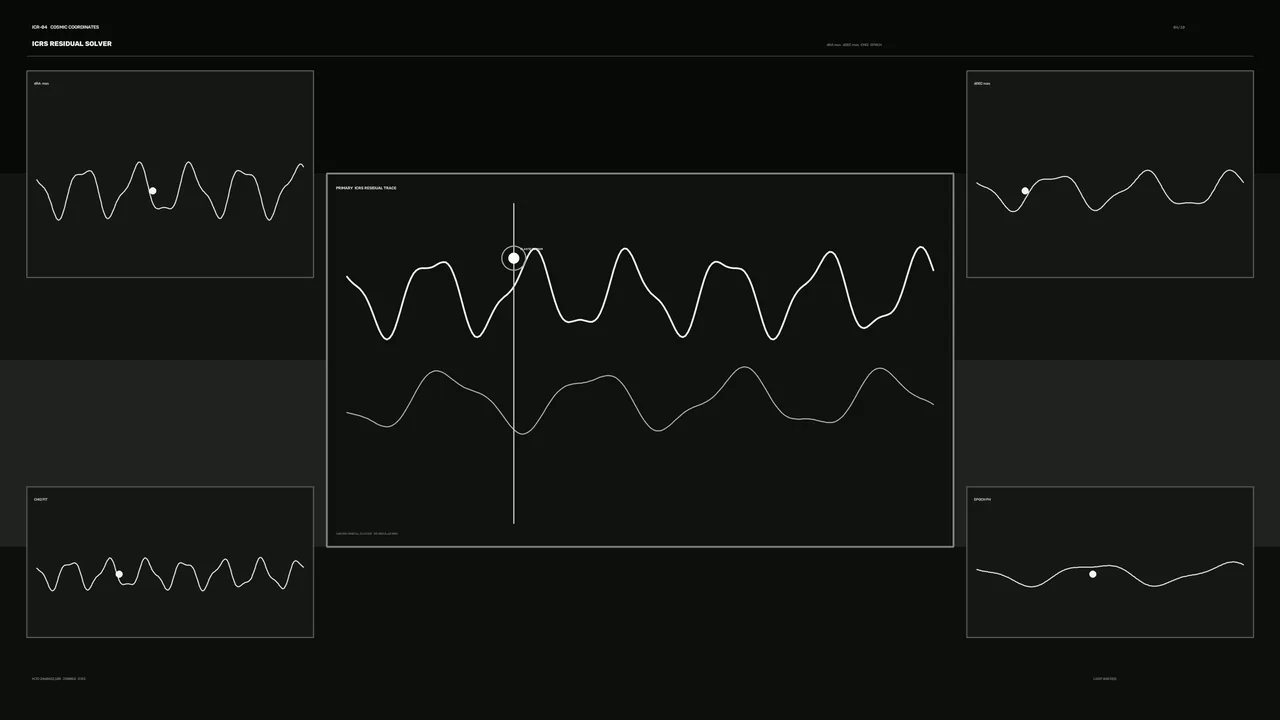 Sci-Fi Waveform Telemetry HUD Dashboard 4K Wallpaper