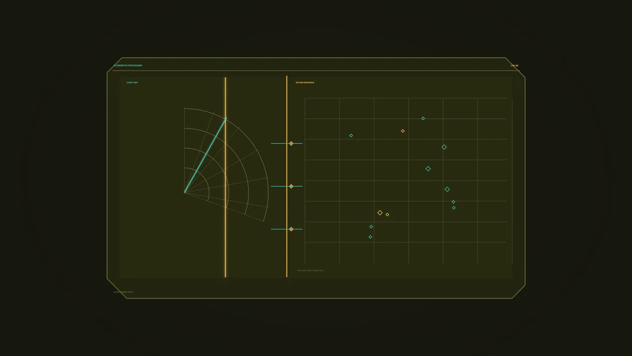 Futuristic Sci-Fi HUD Telemetry Dashboard with Radar Grid 4K Wallpaper