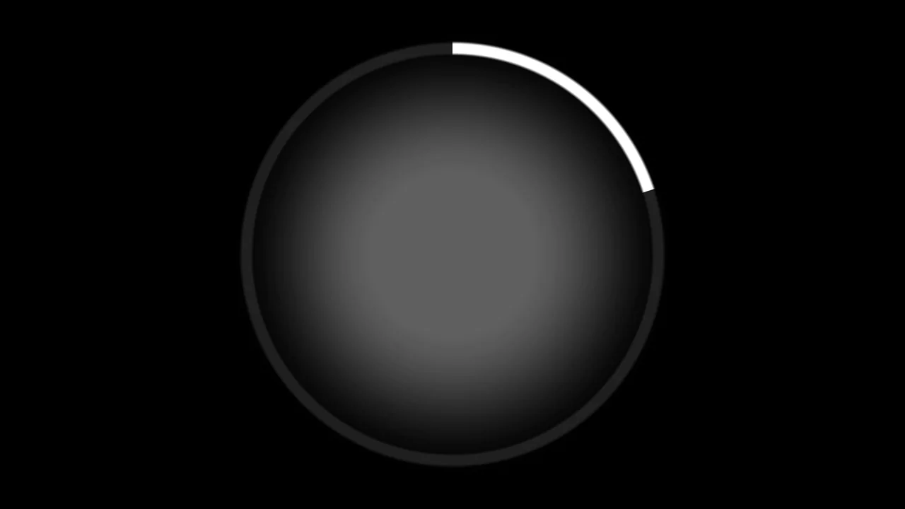 Monochrome Radial Progress Display 4K Wallpaper
