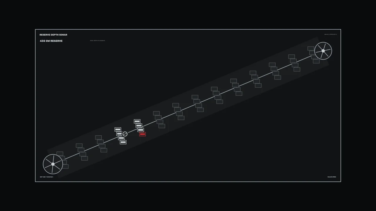 Energy Reserve Depth Sonar HUD Dashboard 4K Wallpaper