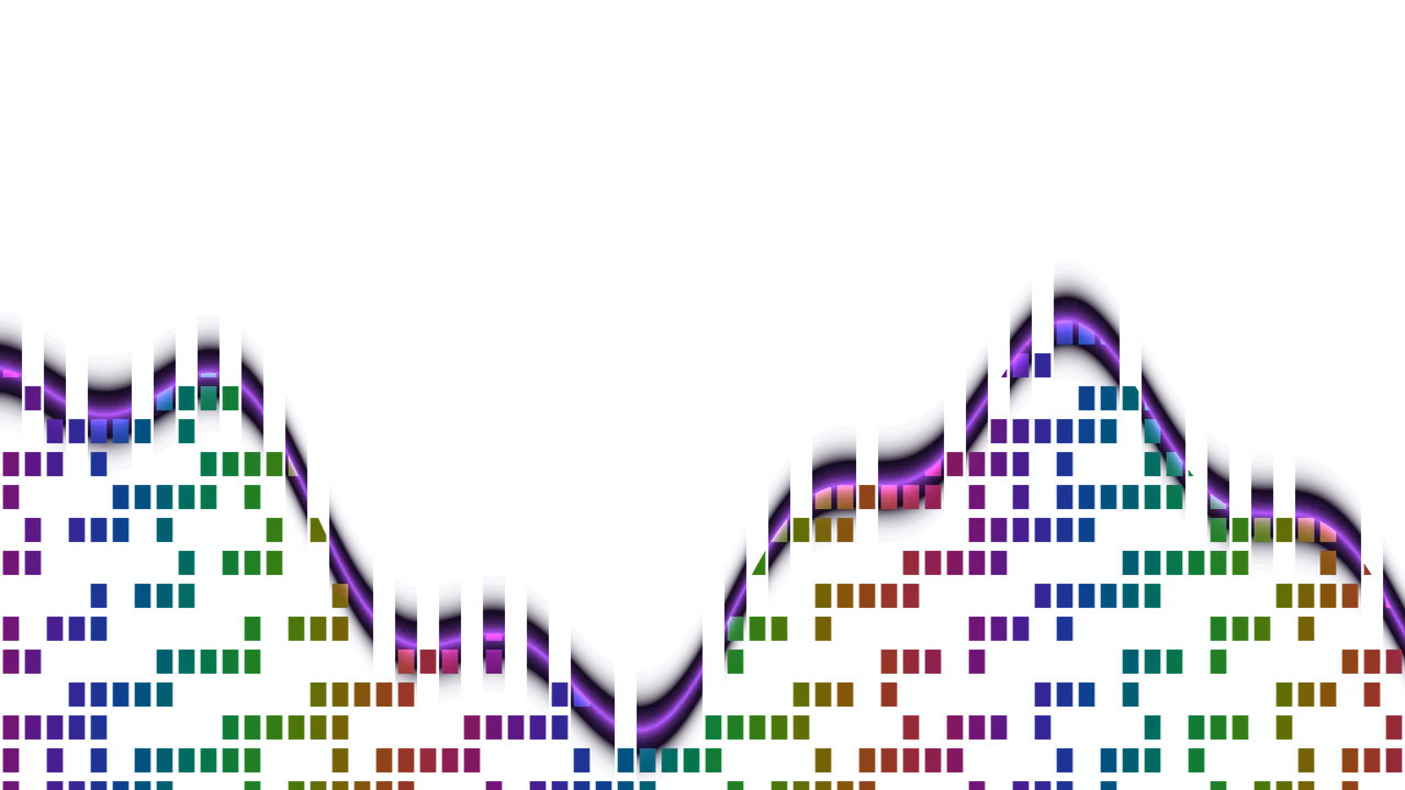 Cyan Neon Spectrum Glitch 4K Wallpaper