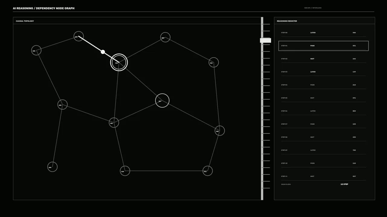 Sci-Fi Network Topology HUD and Status Register