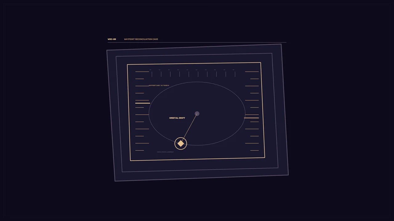 Orbital Waypoint Tracking HUD 4K Wallpaper