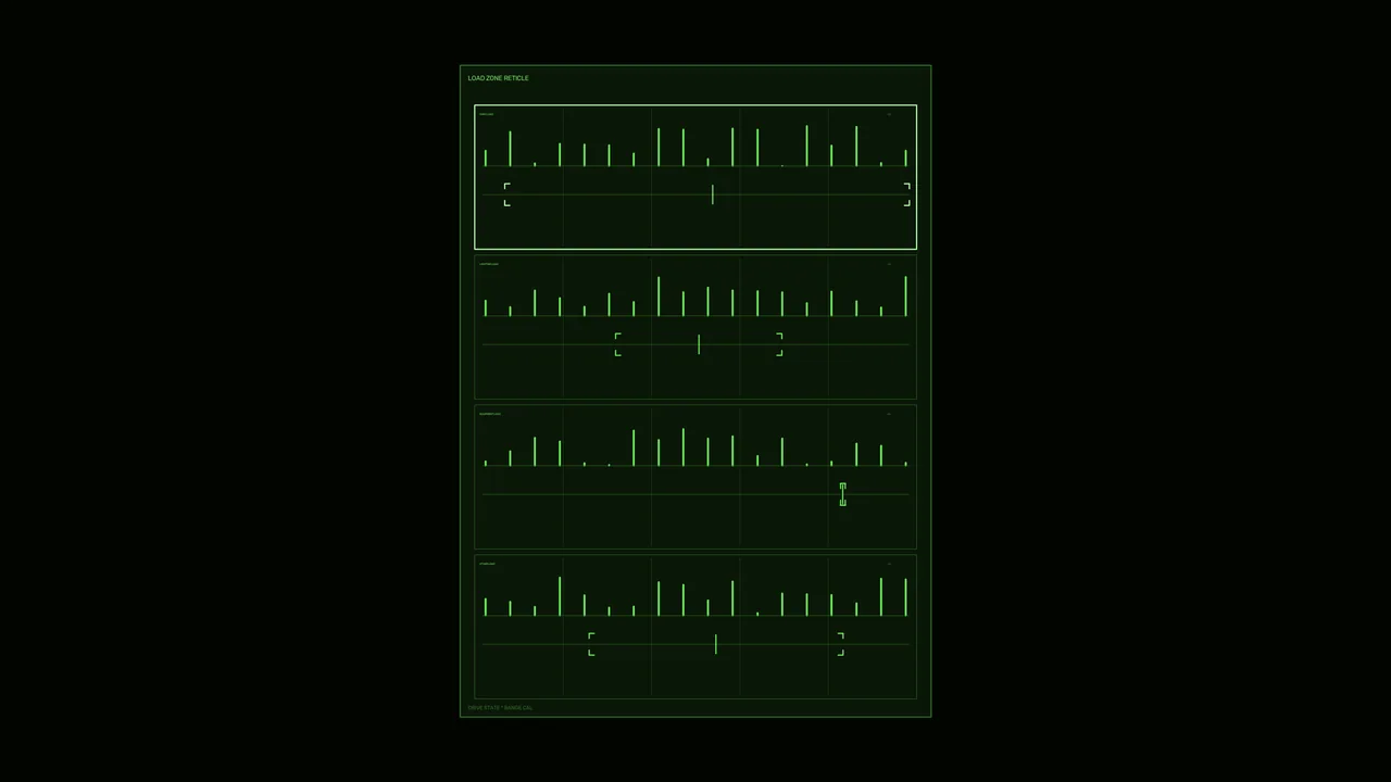 Green Power Consumption Telemetry HUD Dashboard 4K Wallpaper