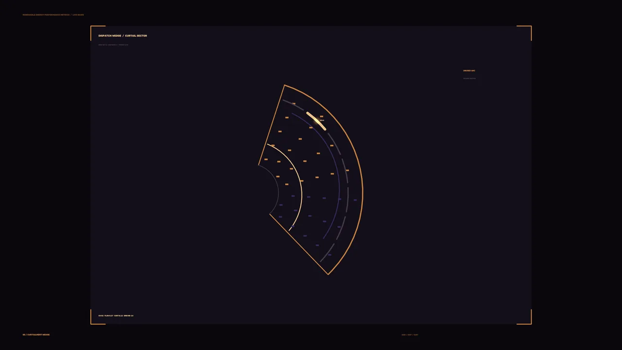 Semicircular Telemetry Scanner HUD 4K Sci-Fi Wallpaper