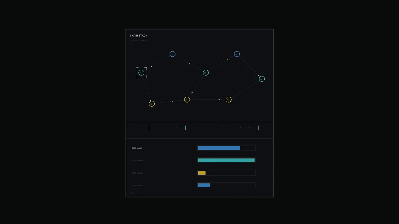 Free Sci-Fi Network Graph Telemetry HUD 4K Wallpaper