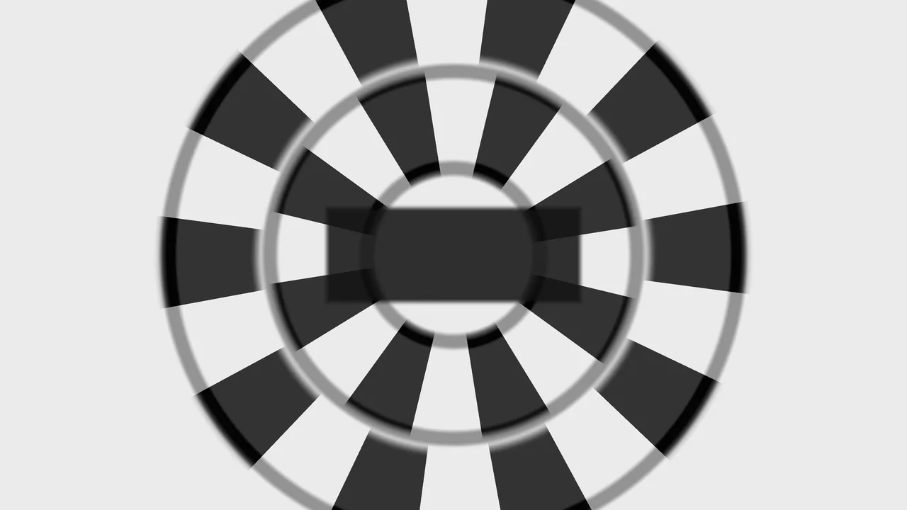 Monochrome Concentric Ring Scanner HUD 4K Wallpaper
