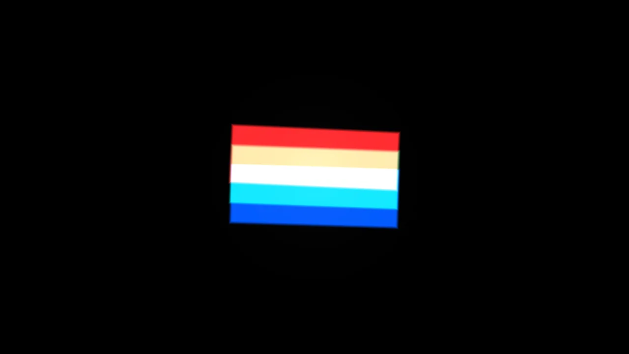 Abstract Color Stripe Panel on Black 4K Wallpaper