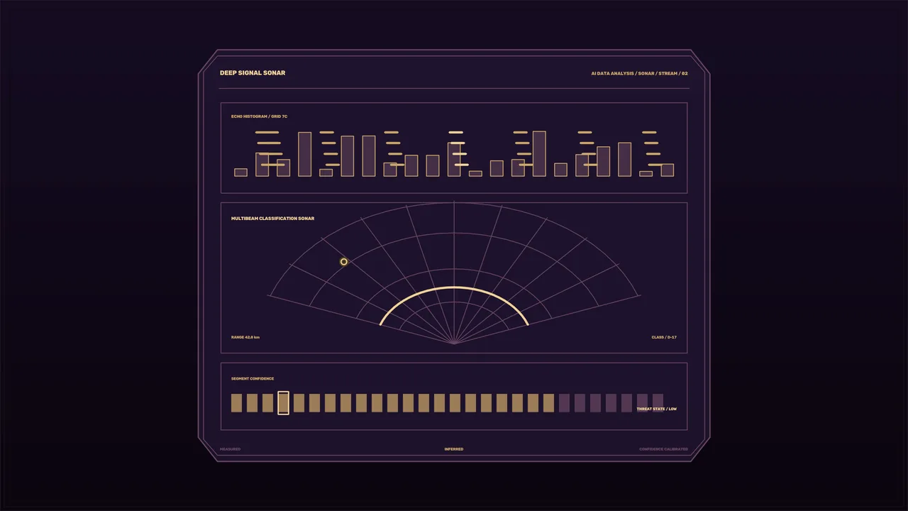 Sonar Analysis HUD Dashboard 4K Sci-Fi Wallpaper