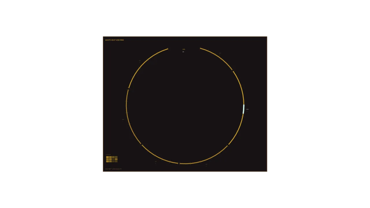 Energy Monitoring Circular HUD | 4K Sci-Fi Wallpaper