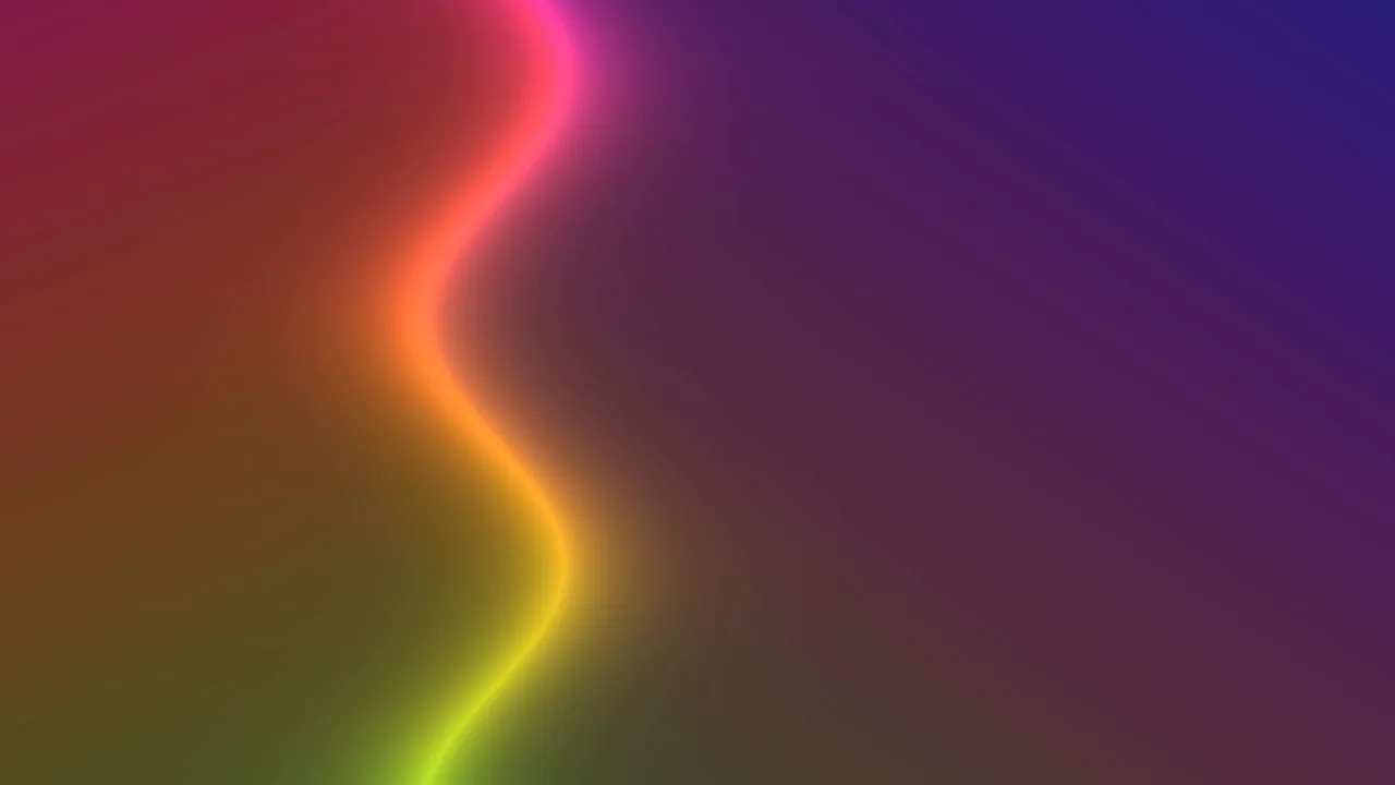 Abstract Neon Gradient Ribbon 4K Wallpaper