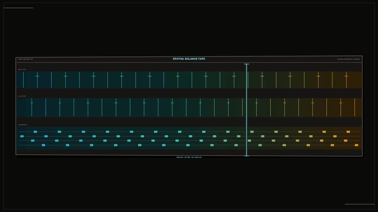 Battery Balance Monitoring HUD Dashboard 4K Sci-Fi Wallpaper