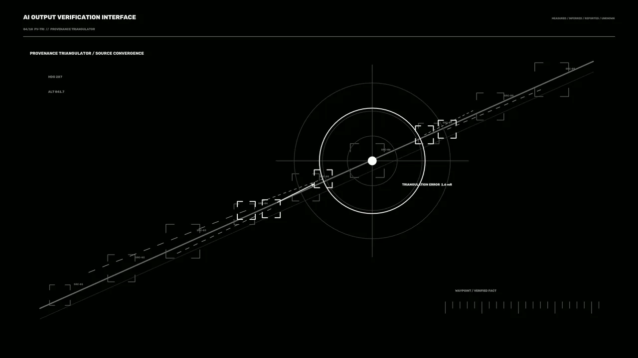 4K Sci-Fi Verification HUD and Triangulation Interface Wallpaper