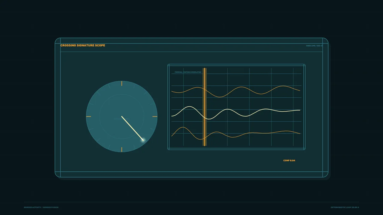 4K Sci-Fi HUD Telemetry Dashboard with Scanner Scope and Waveform Chart