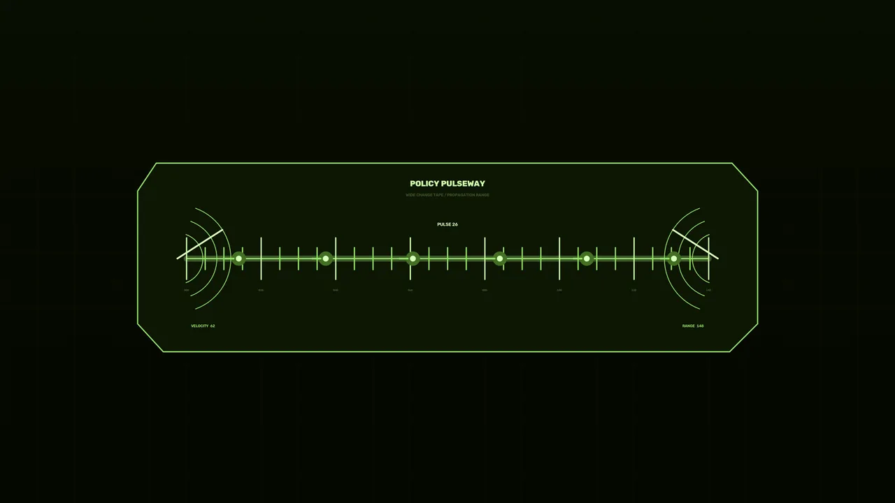 Green Policy Pulseway Scope HUD 4K Sci-Fi Wallpaper