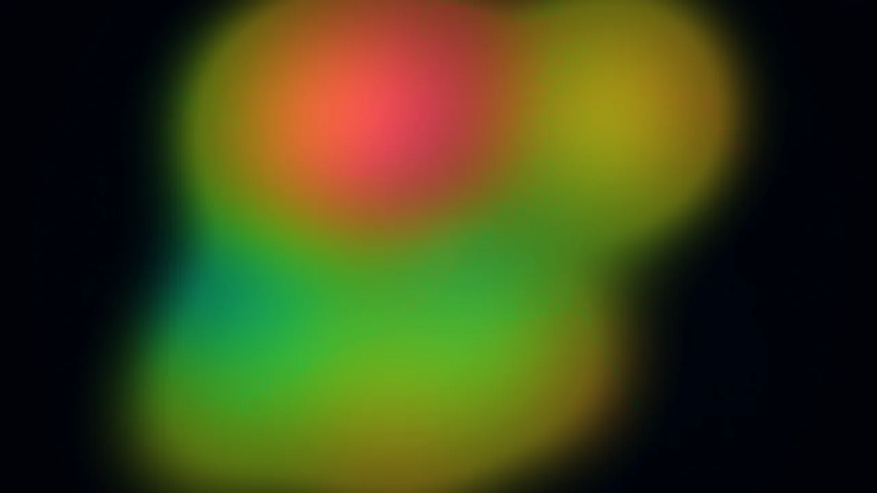 Colorful Glowing Fog Gradient on Black 4K Wallpaper