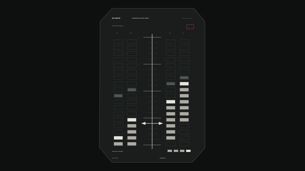 Futuristic Data Control HUD with Telemetry Grid 4K Wallpaper
