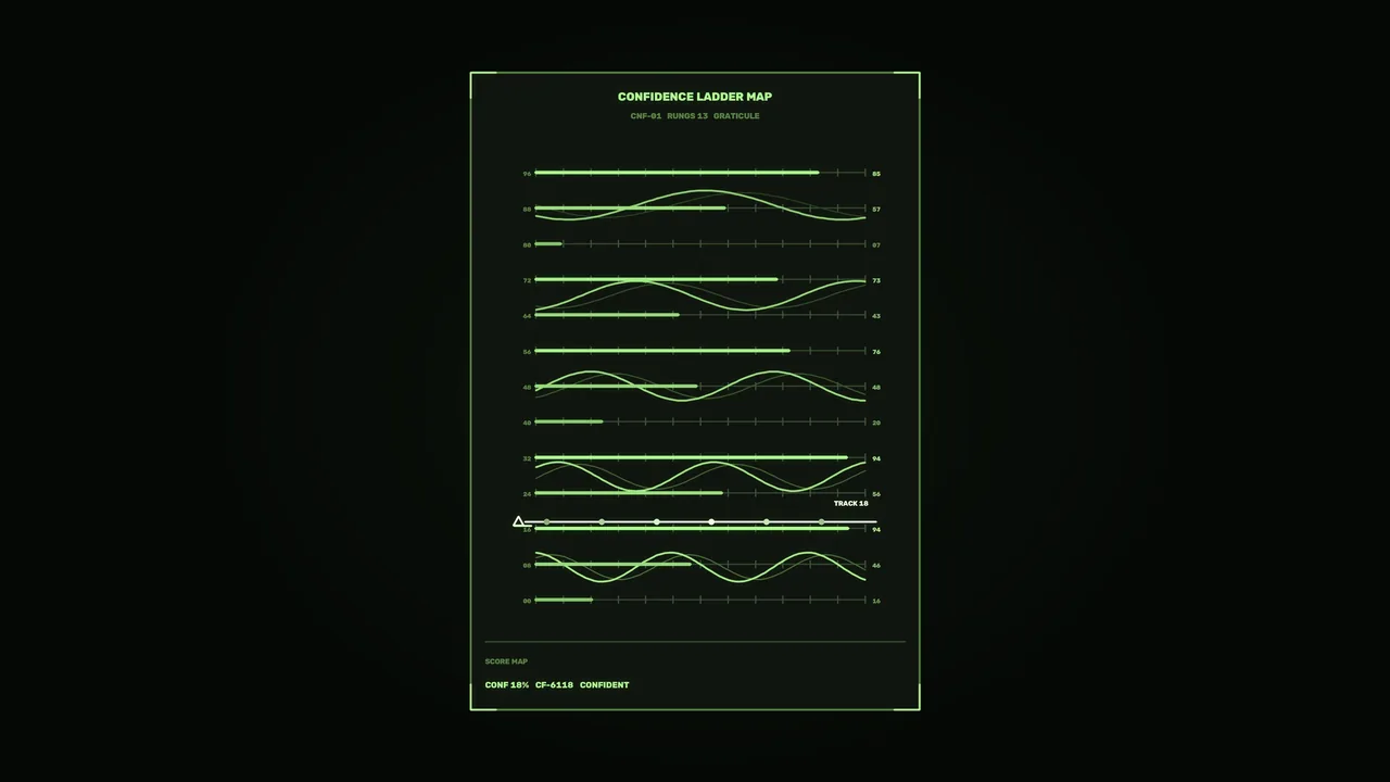 Confidence Score Graph HUD 4K Sci-Fi Wallpaper