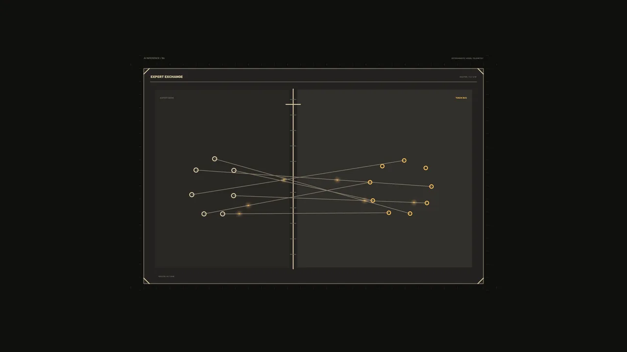 Futuristic HUD Data Exchange Dashboard 4K Wallpaper