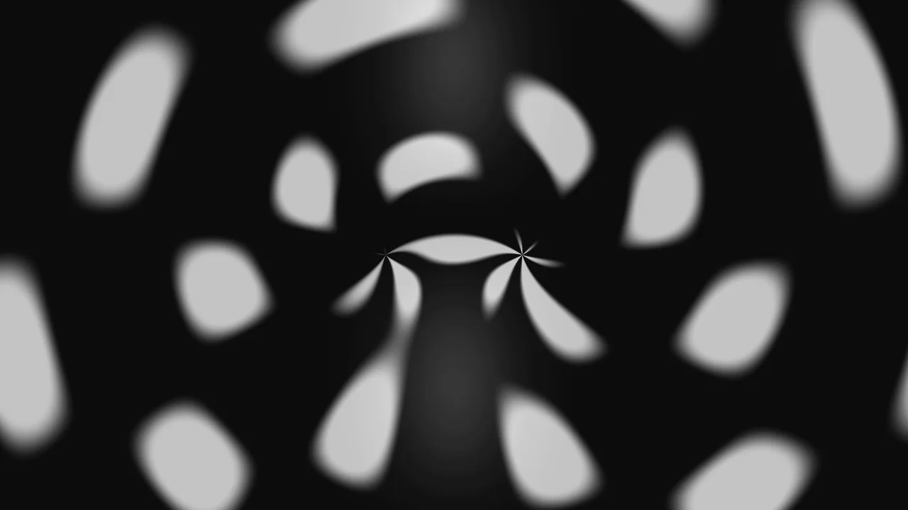 Monochrome Radial Vortex Tunnel 4K Wallpaper