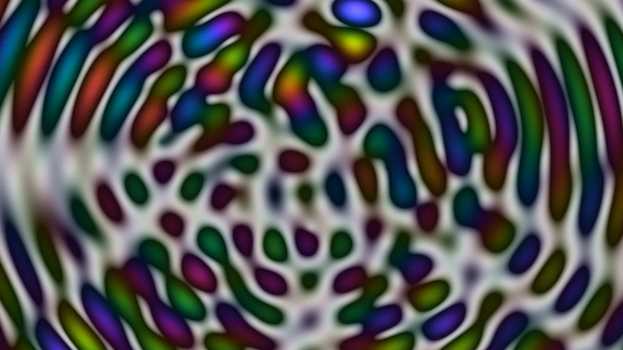 Colorful Wave Interference Abstract 4K Wallpaper