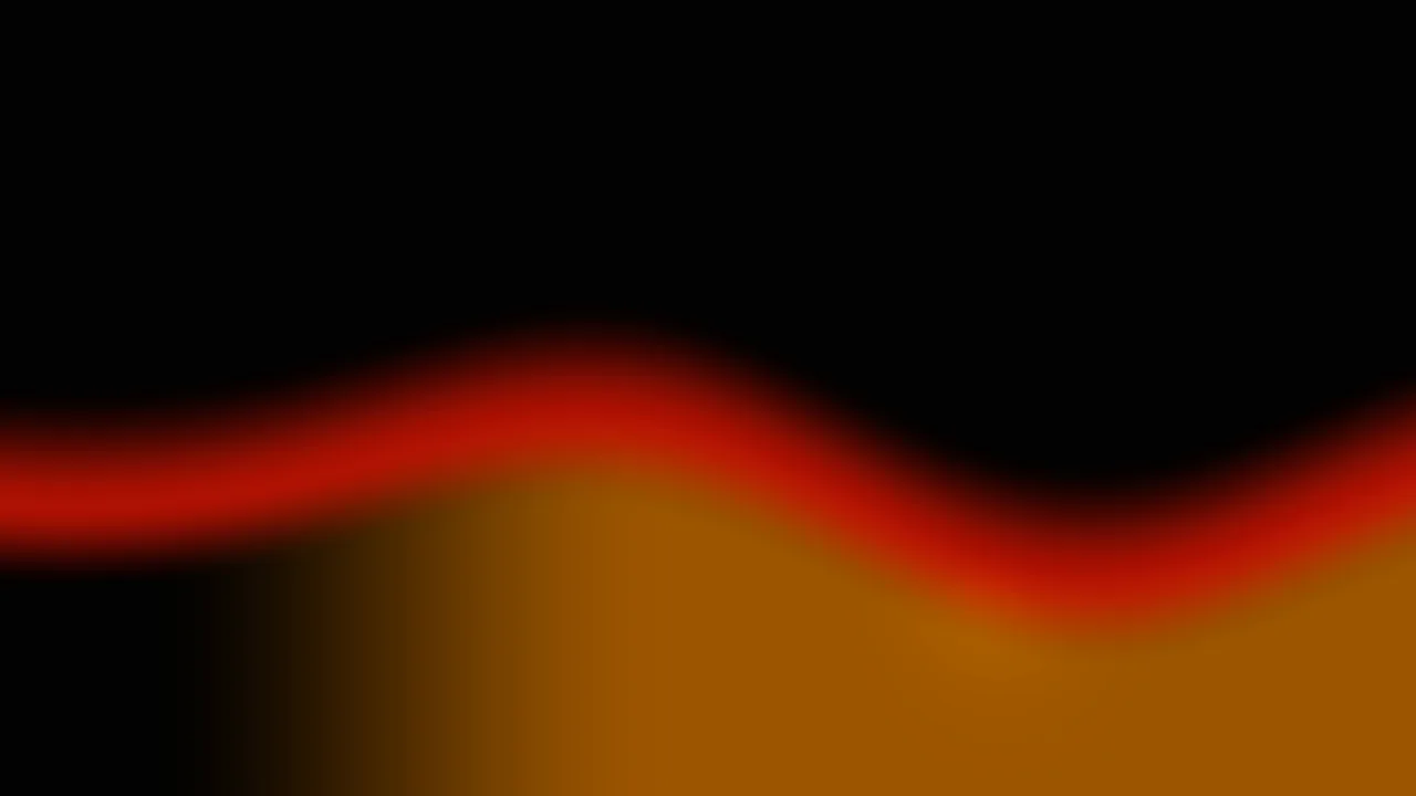 Abstract Red and Amber Wave on Black 4K Wallpaper
