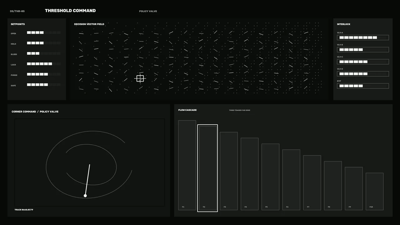 Futuristic Sci-Fi HUD Telemetry Dashboard 4K Wallpaper