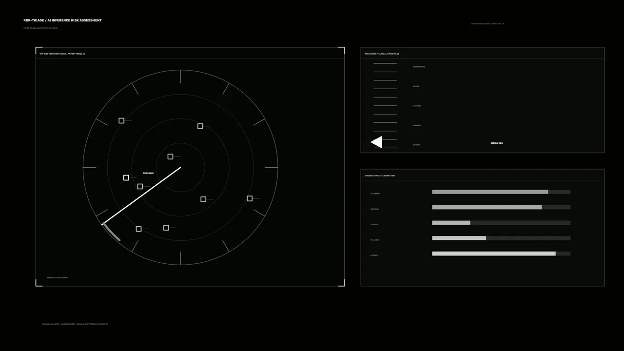 Sci-Fi Risk Assessment HUD with Circular Scanner – 4K UHD Wallpaper