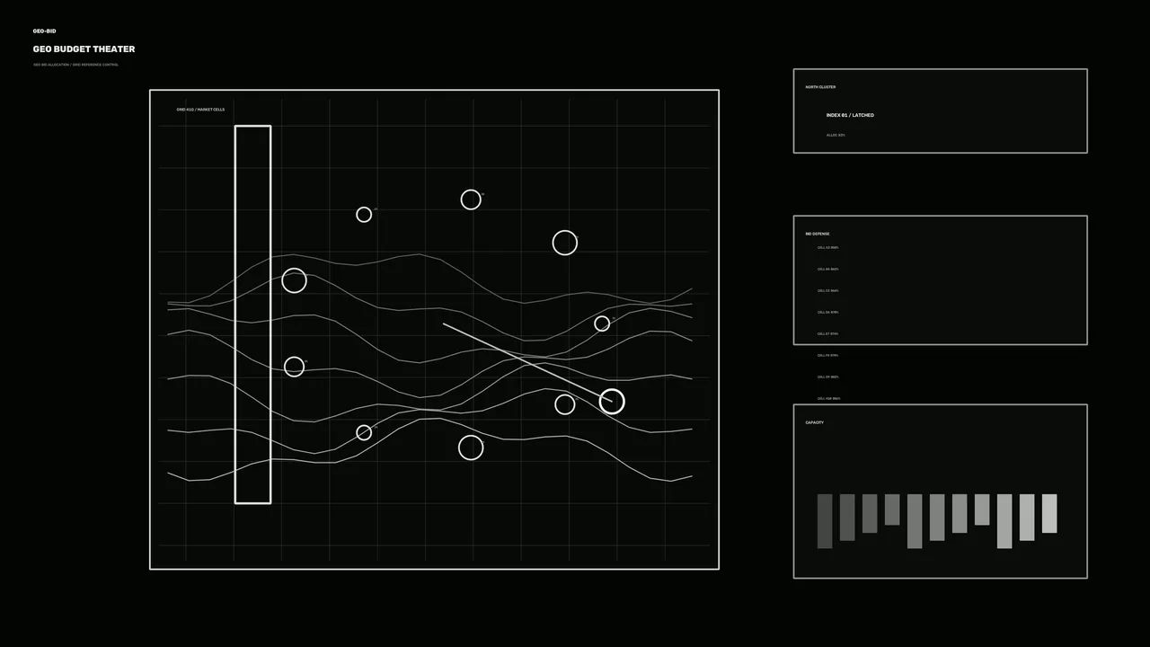 Sci-Fi Campaign Telemetry Dashboard HUD 4K Wallpaper