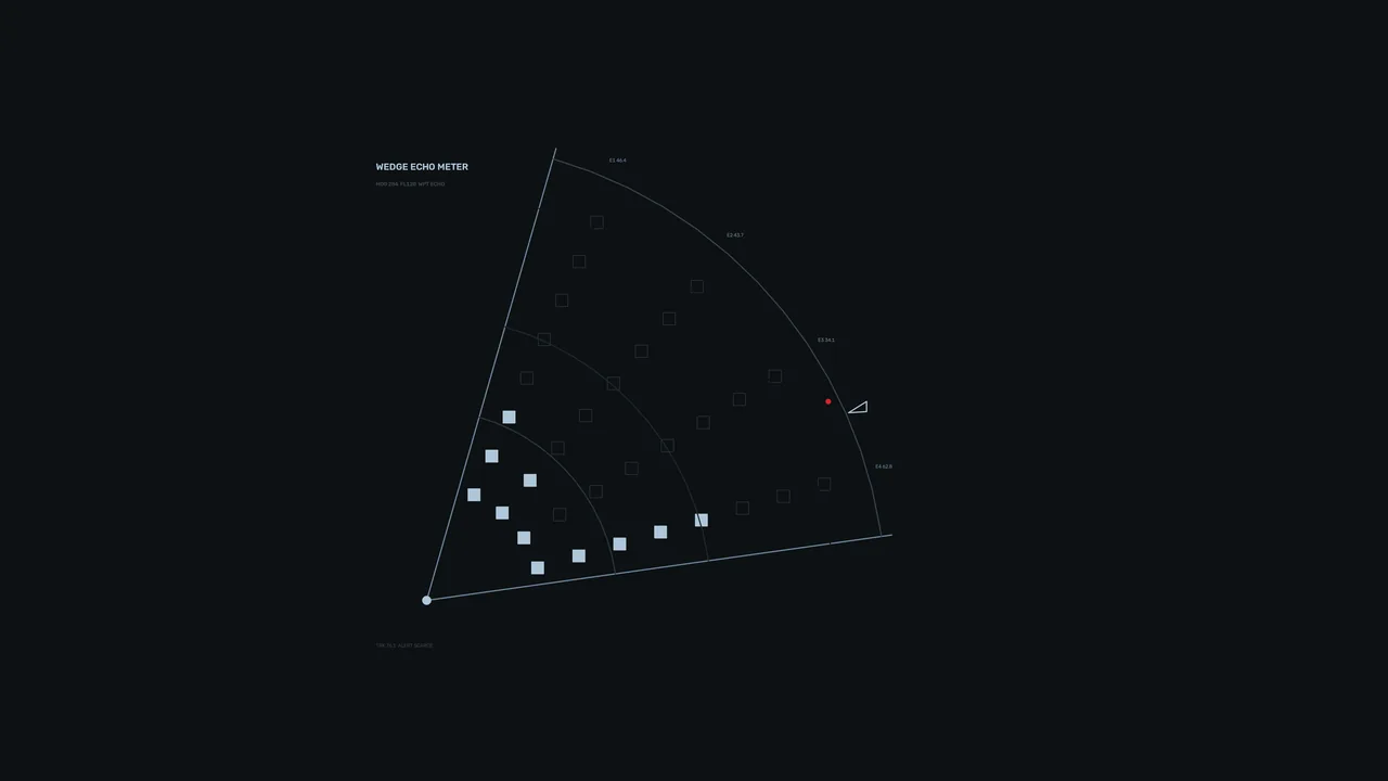 Wedge Sector Telemetry HUD 4K Wallpaper