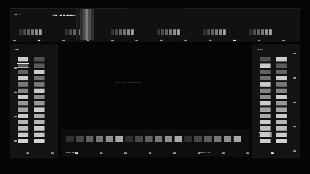 Sci-Fi Data Processing Operator HUD 4K Wallpaper