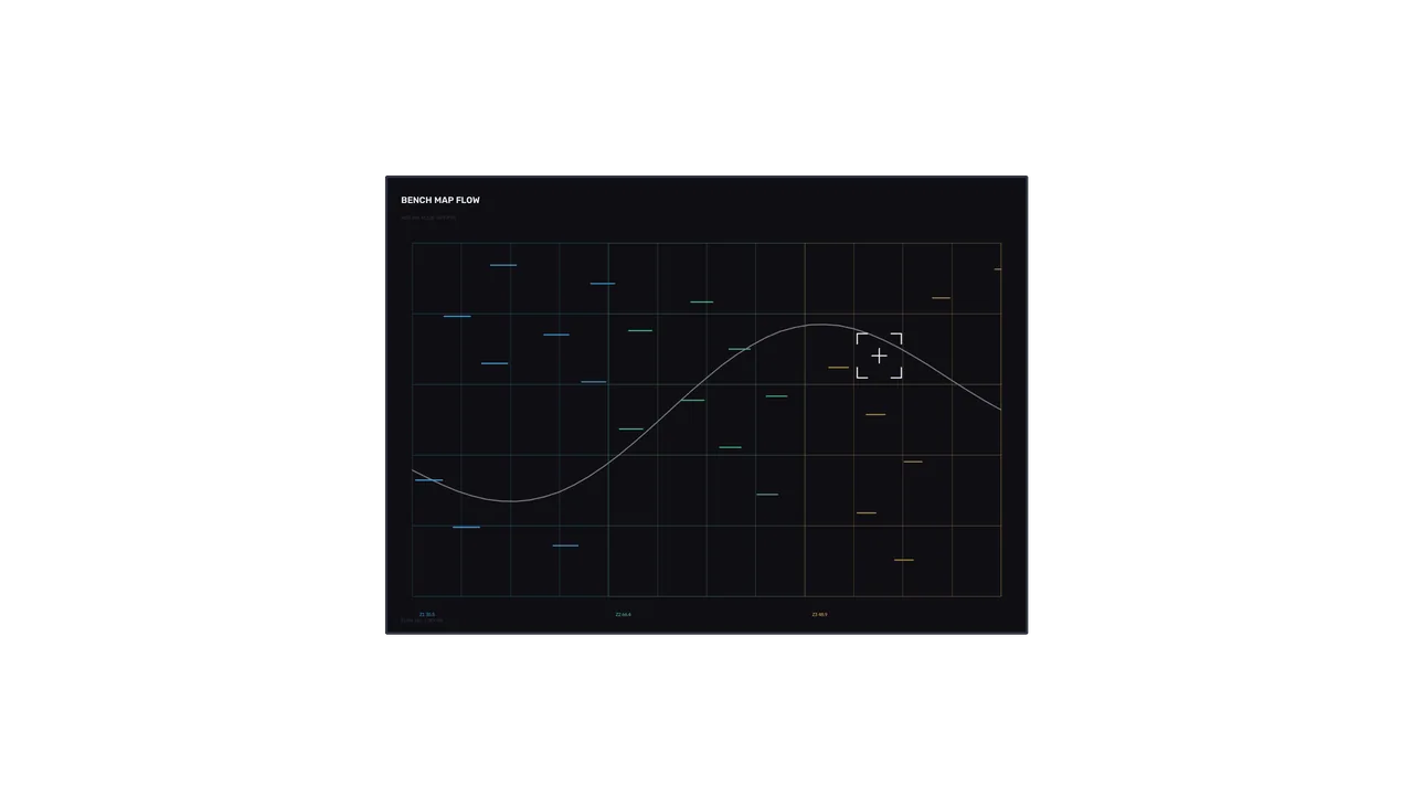 Sci-Fi Telemetry Graph HUD Dashboard 4K Wallpaper