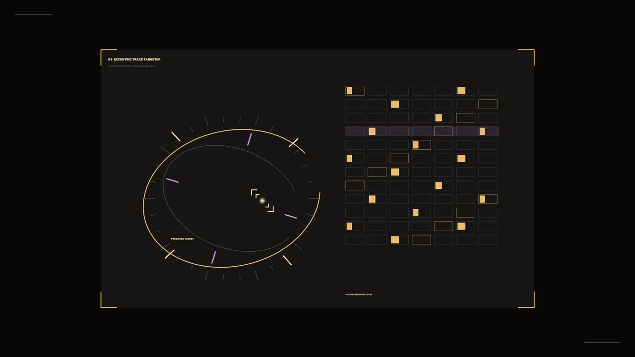 Futuristic Circular Scanner HUD Dashboard 4K Sci-Fi Wallpaper