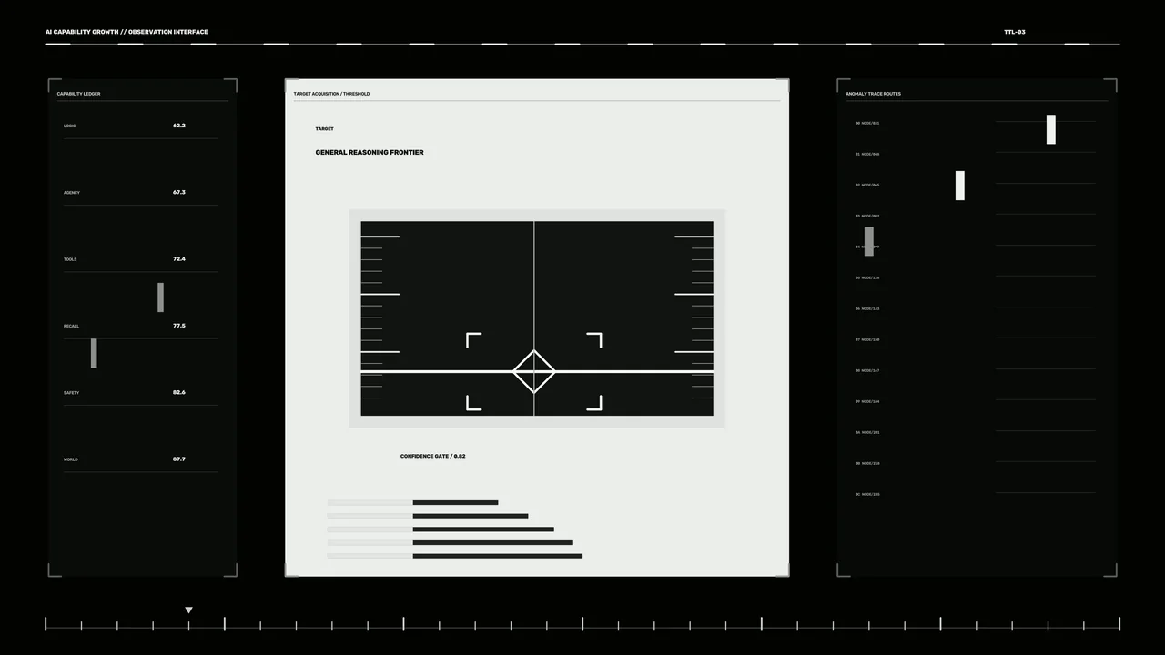 Monochrome Sci-Fi HUD Target Acquisition and Telemetry Dashboard