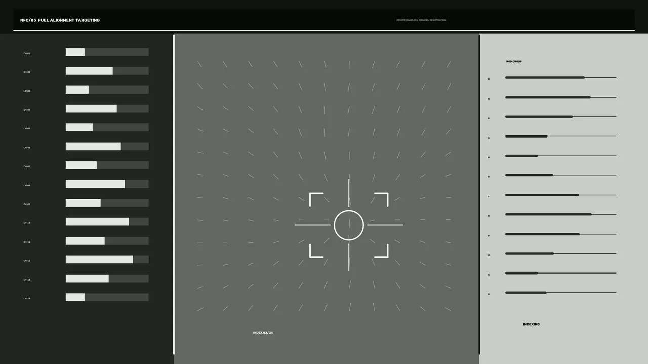 Fuel Alignment Targeting HUD with Radial Scanner and Channel Telemetry
