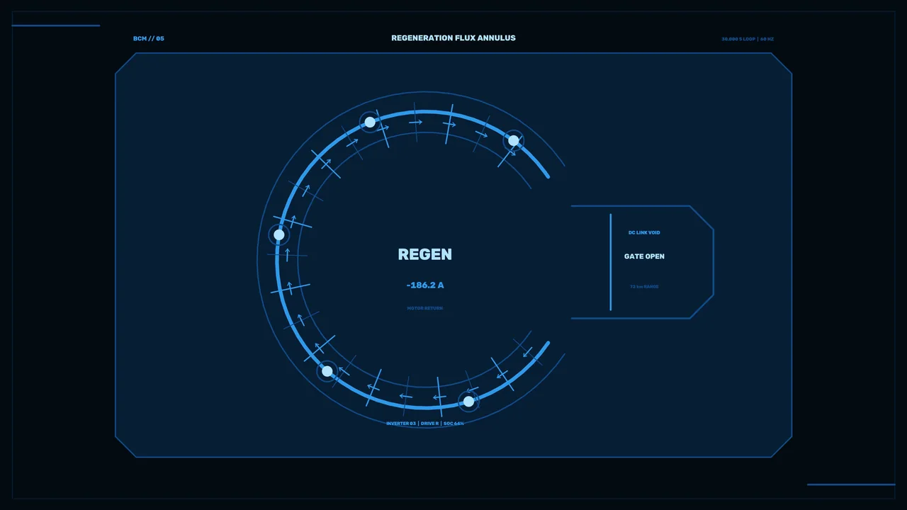 Sci-Fi Regeneration Flux Battery Current HUD Wallpaper