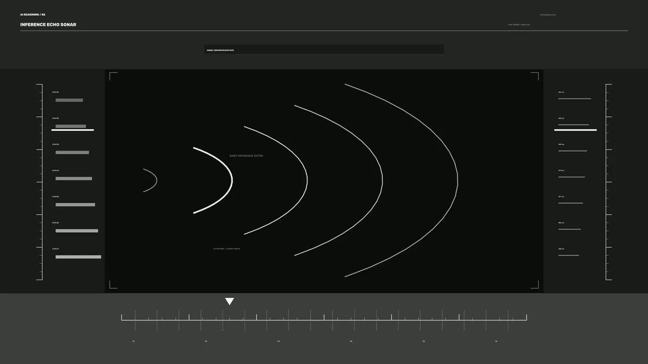 Minimal Sonar HUD Interface 4K Sci-Fi Wallpaper