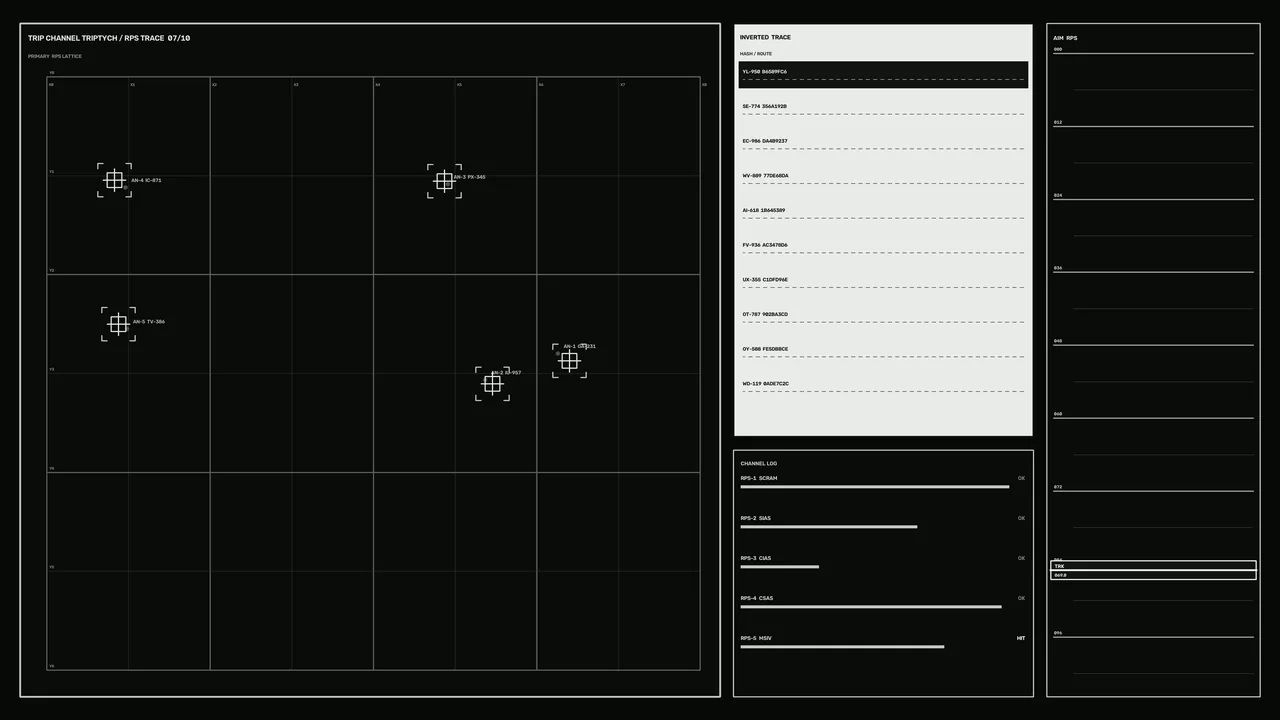 Monochrome Sci-Fi Tracking Telemetry HUD Dashboard 4K Wallpaper