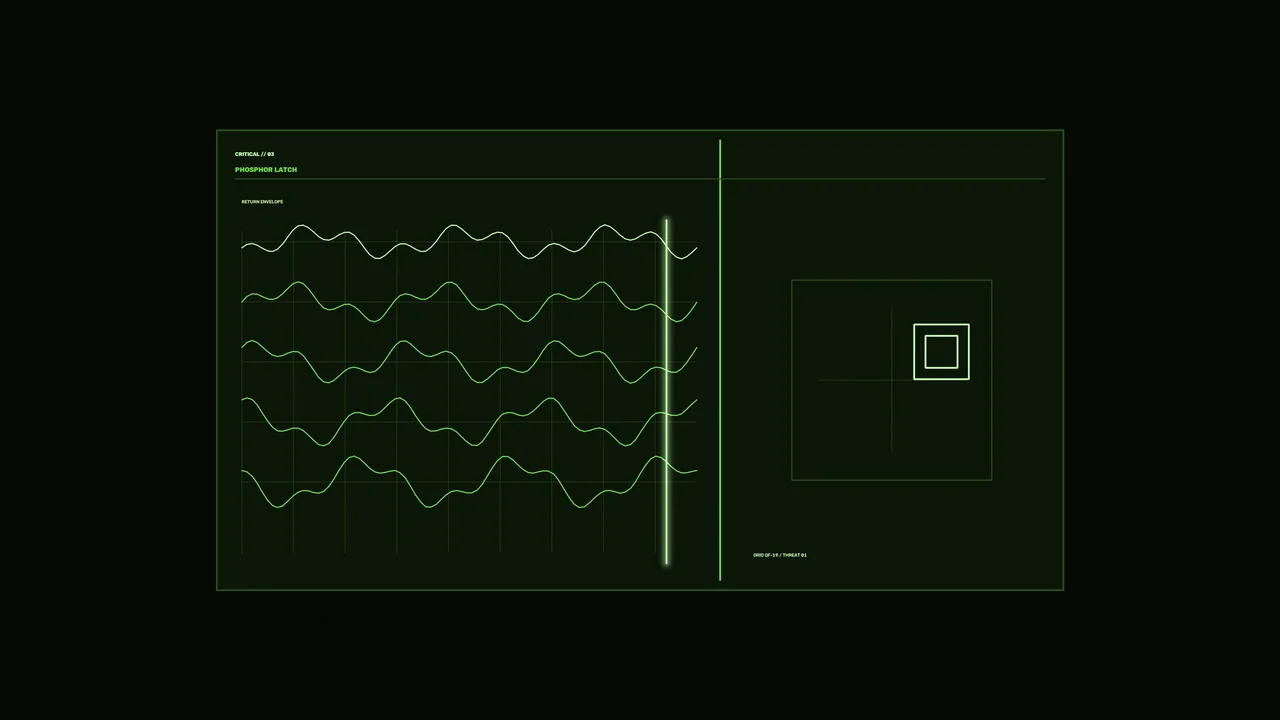 Critical Warning Telemetry HUD 4K Sci-Fi Wallpaper