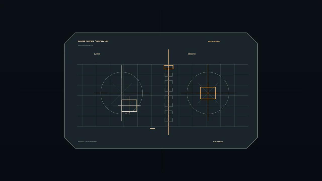 Sci-Fi Identity Screening HUD with Dual Scanner Panels – 4K Wallpaper